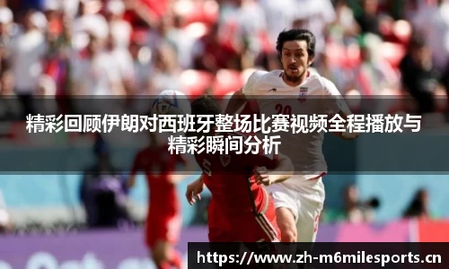 精彩回顾伊朗对西班牙整场比赛视频全程播放与精彩瞬间分析